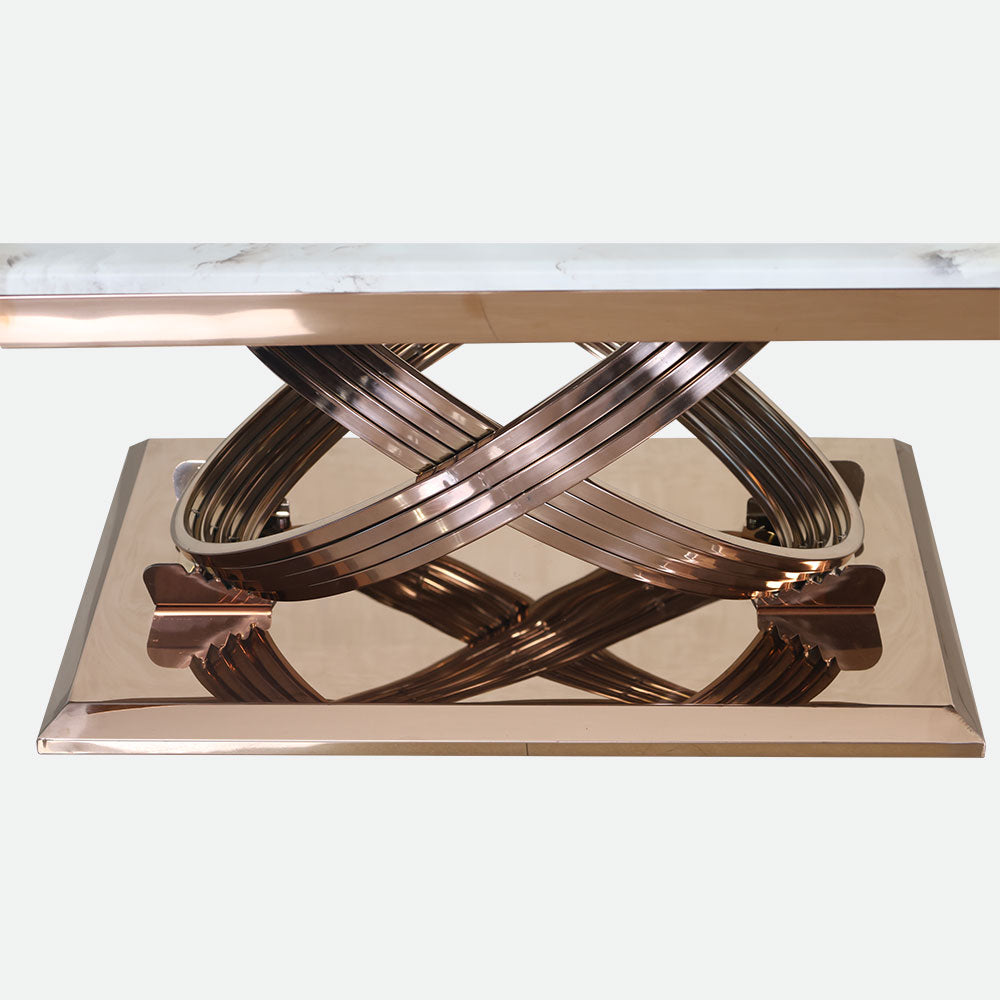 MAARK MARBLE TOP COFFEE TABLE CTM-W42 HT