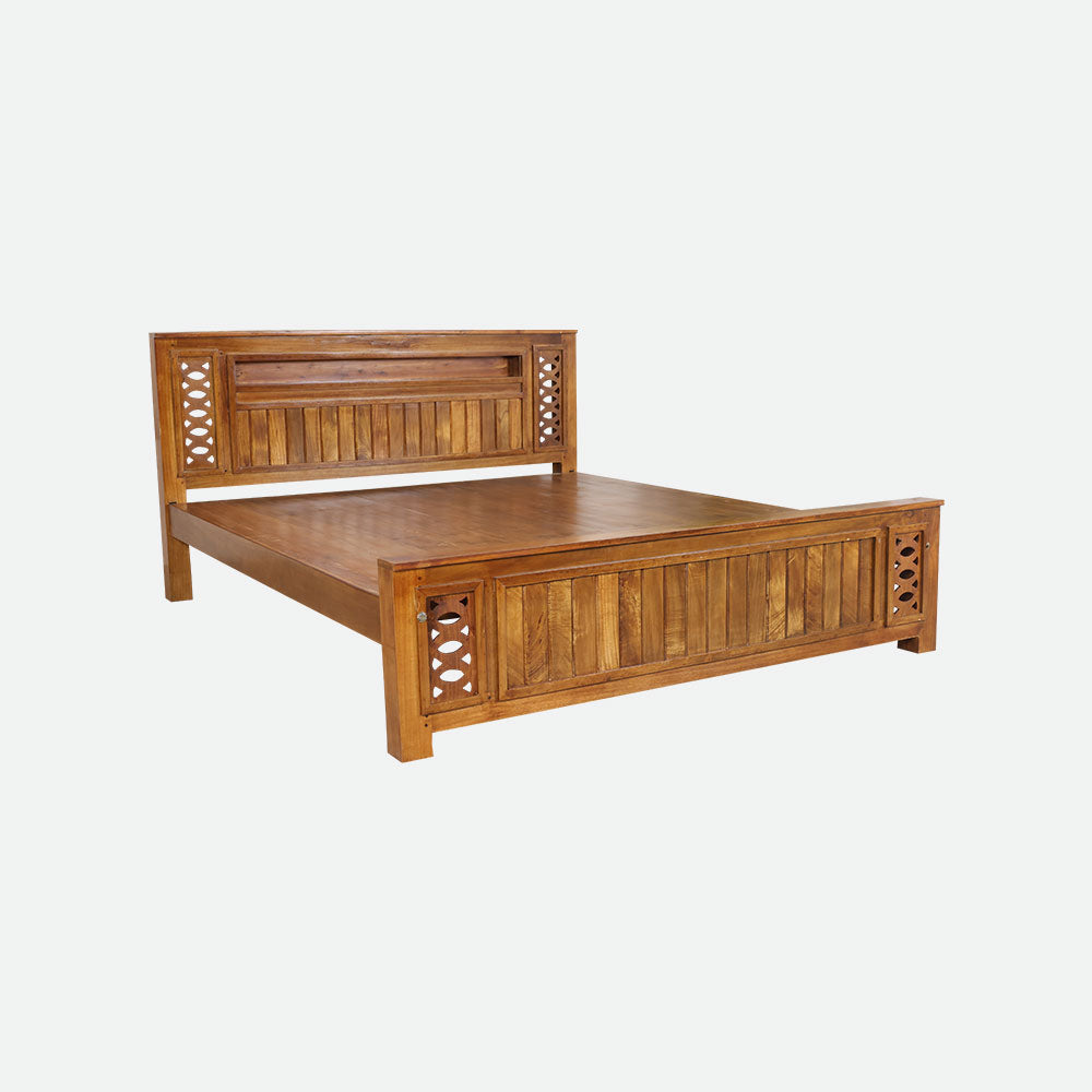 MAARK KING SIZE BED (6*6.25) AK-09 WCF