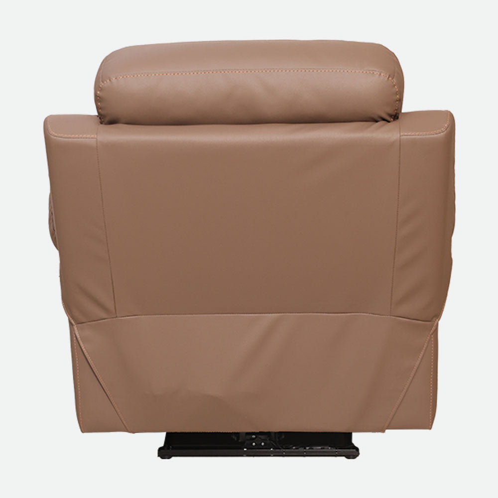 MAARK MOTORIZED RECLINER LEATHER SOFA SET 3R+2R+1R 1406 - CAMEL HT