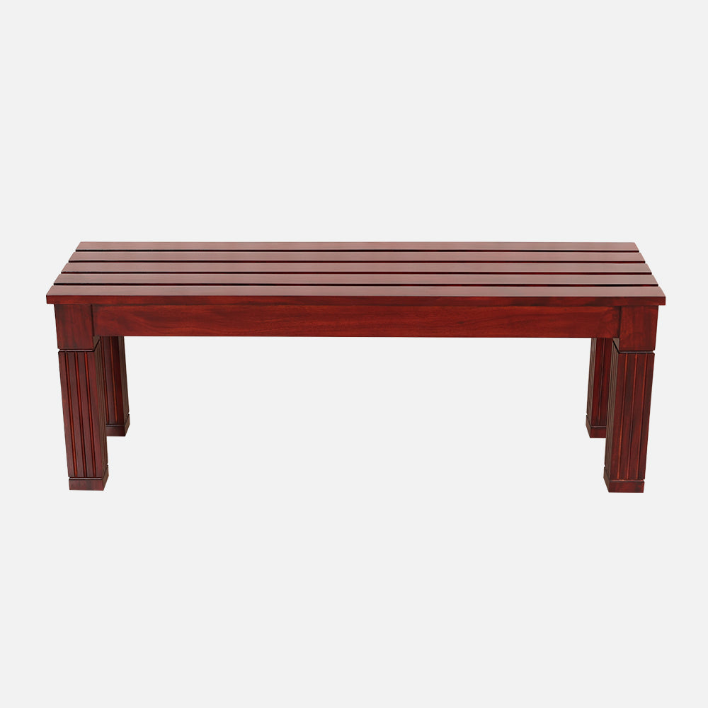 MAARK MARBLE TOP 4 SEATER DINING SET 5*3 (1+2+BENCH) OREGON TT