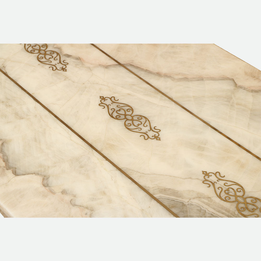 MAARK MARBLE TOP COFFEE TABLE 013 TD