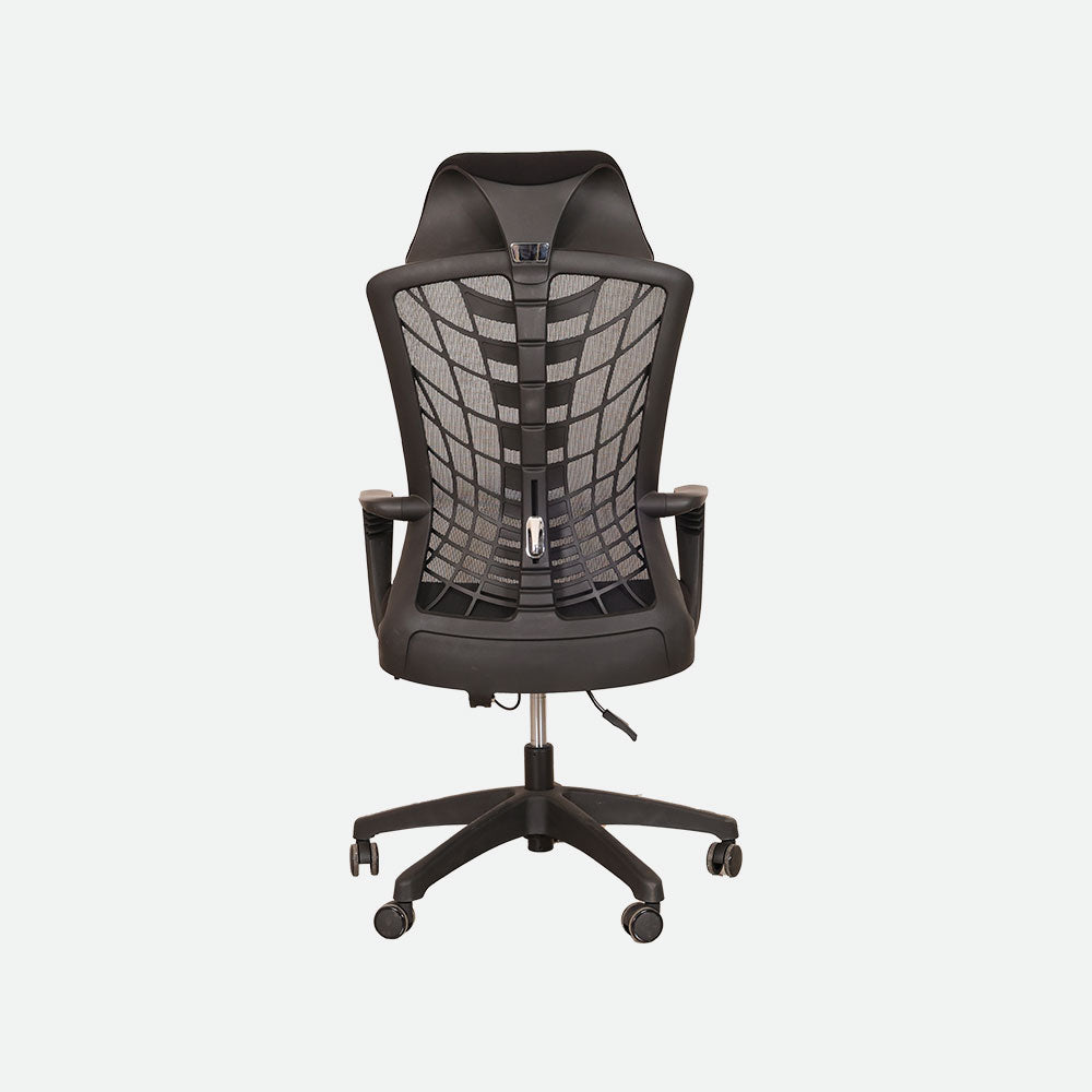 MAARK HIGH BACK OFFICE CHAIR WITH FOOTREST WY -25 BLACK COLOUR SS