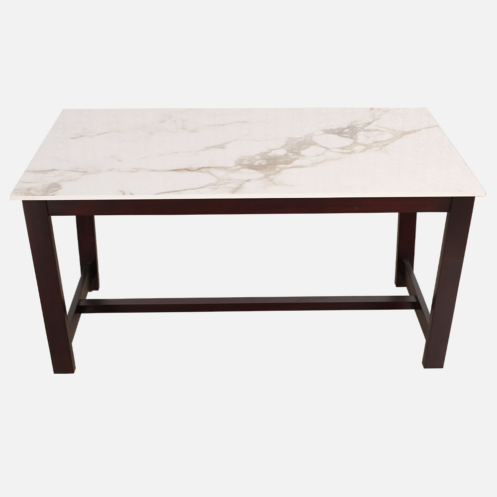 MAARK MARBLE TOP 4 SEATER DINING SET 5*3 (1+2+BENCH) OODI CARE TT