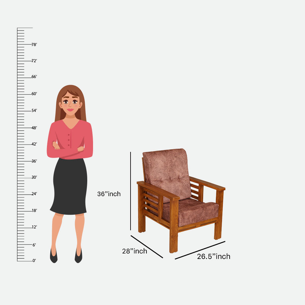 MAARK WOODEN SET (3+1+1) INDROYAL CHAARU SUF