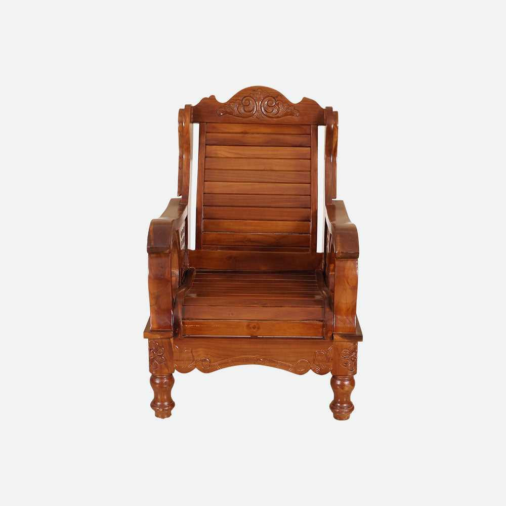 MAARK WOODEN SOFA SET (3+1+1) S-40 WCF