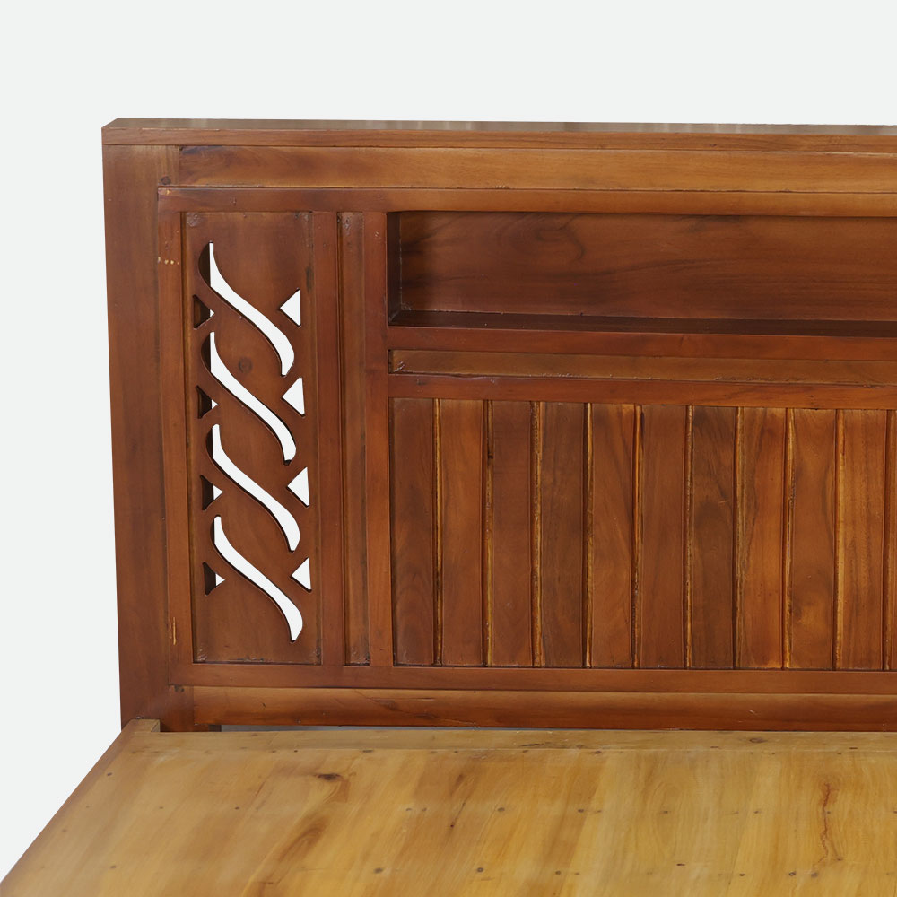 MAARK KING SIZE BED (6*6.25) AK-04 WCF