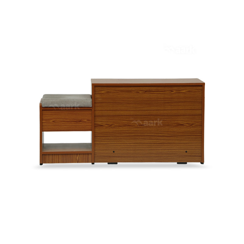 MAARK OLIVE SHOE RACK WITH SEATING