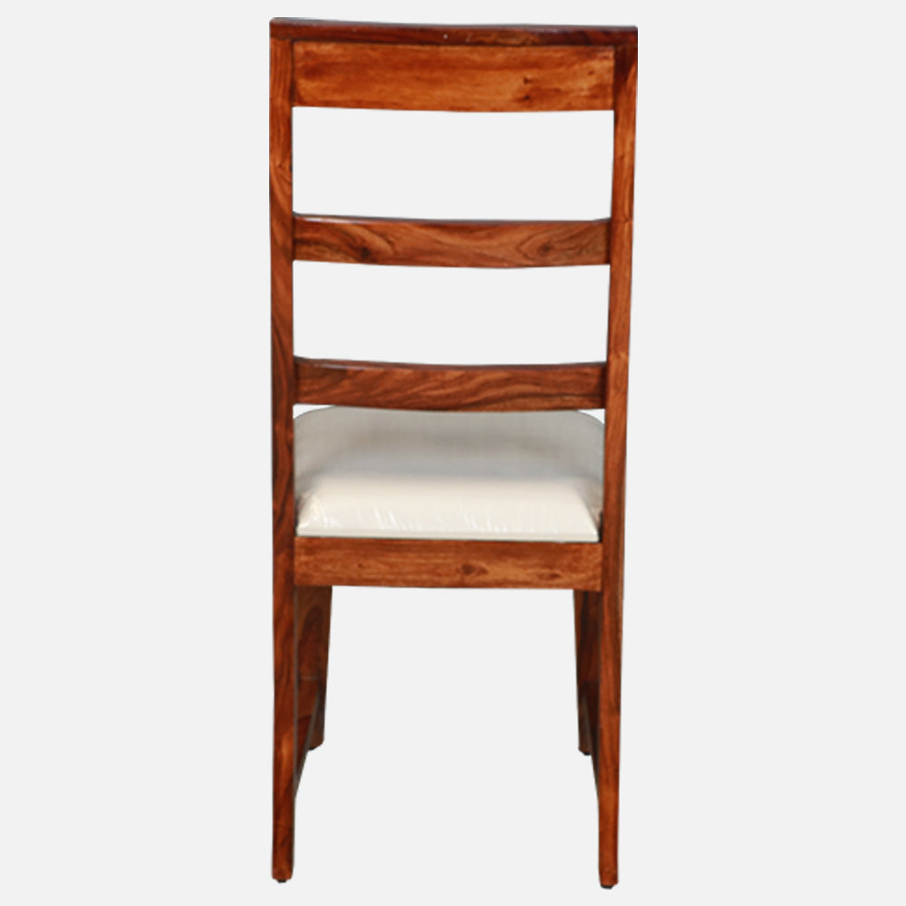 MAARK SHEESHAM WOOD 6 SEATER DINING SET (5.25*3) 1203 NATURAL FINISH SV