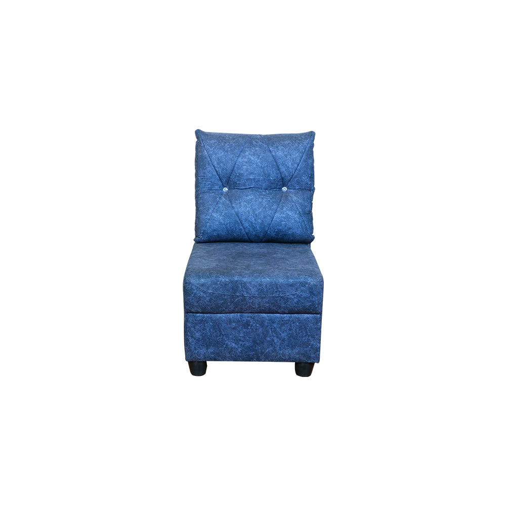 MAARK FABRIC CORNER SOFA 5 SEATER TOKIYO BLUE COLOUR