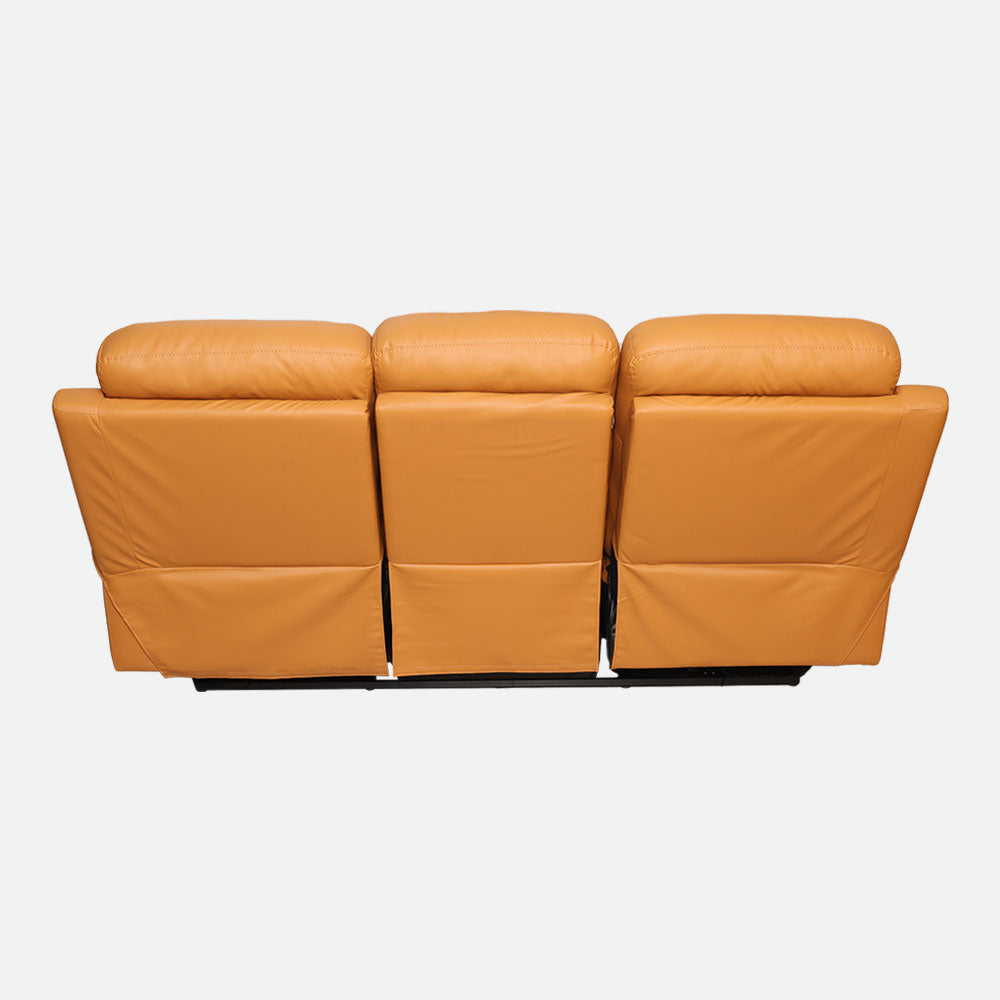 MAARK MOTORIZED RECLINER LEATHER SOFA SET (3R+2R+1R) 1406-TAN HT