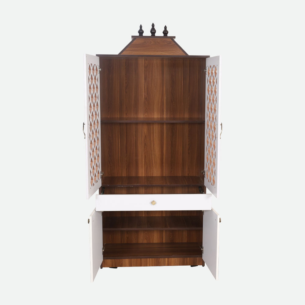 MAARK GOKULAM POOJA RACK CNC 7*3 WITH KALASAM