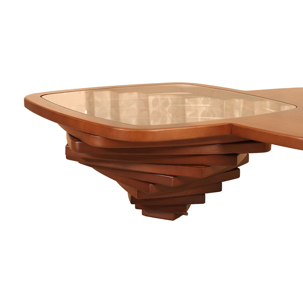 MAARK GLASS TOP COFFEE TABLE CTG-004 HT