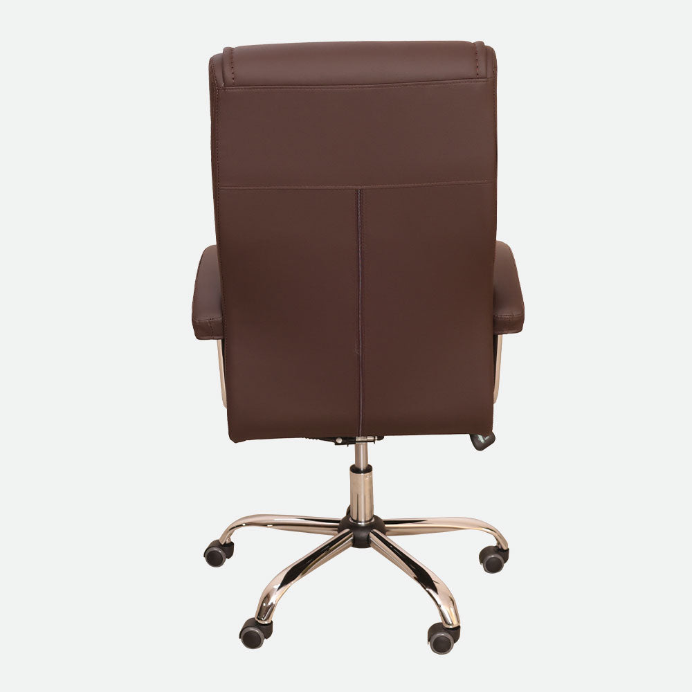 MAARK HIGH BACK OFFICE CHAIR ES 025 BROWN SS