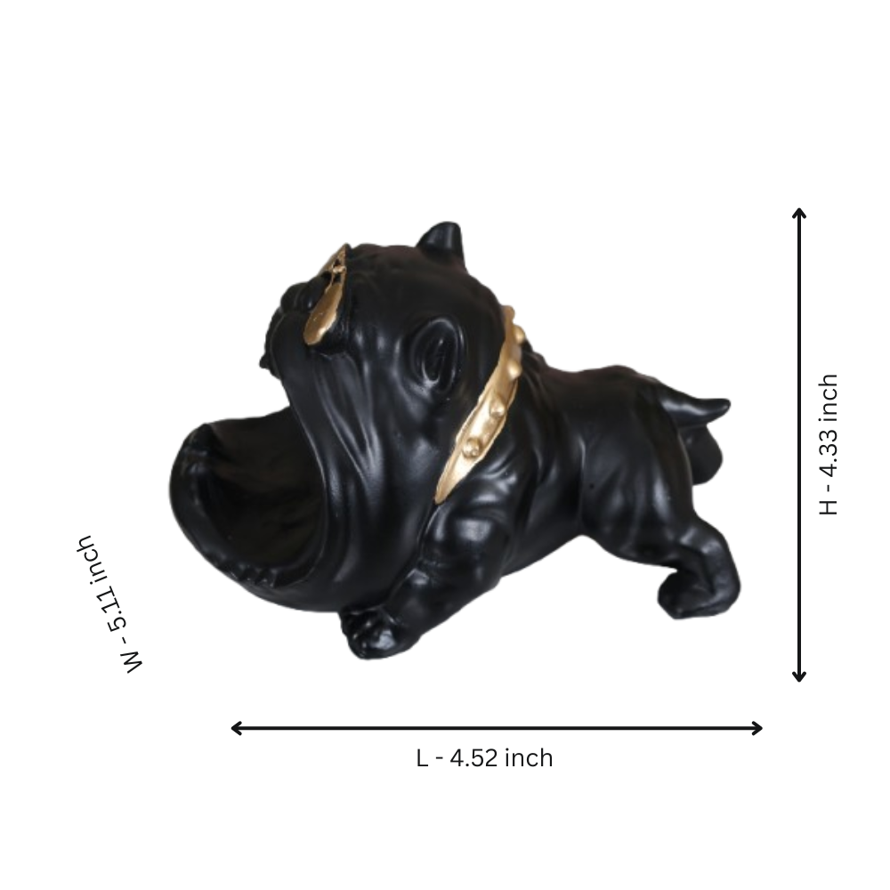 MAARK STATUE DOG ASH TRAY EH