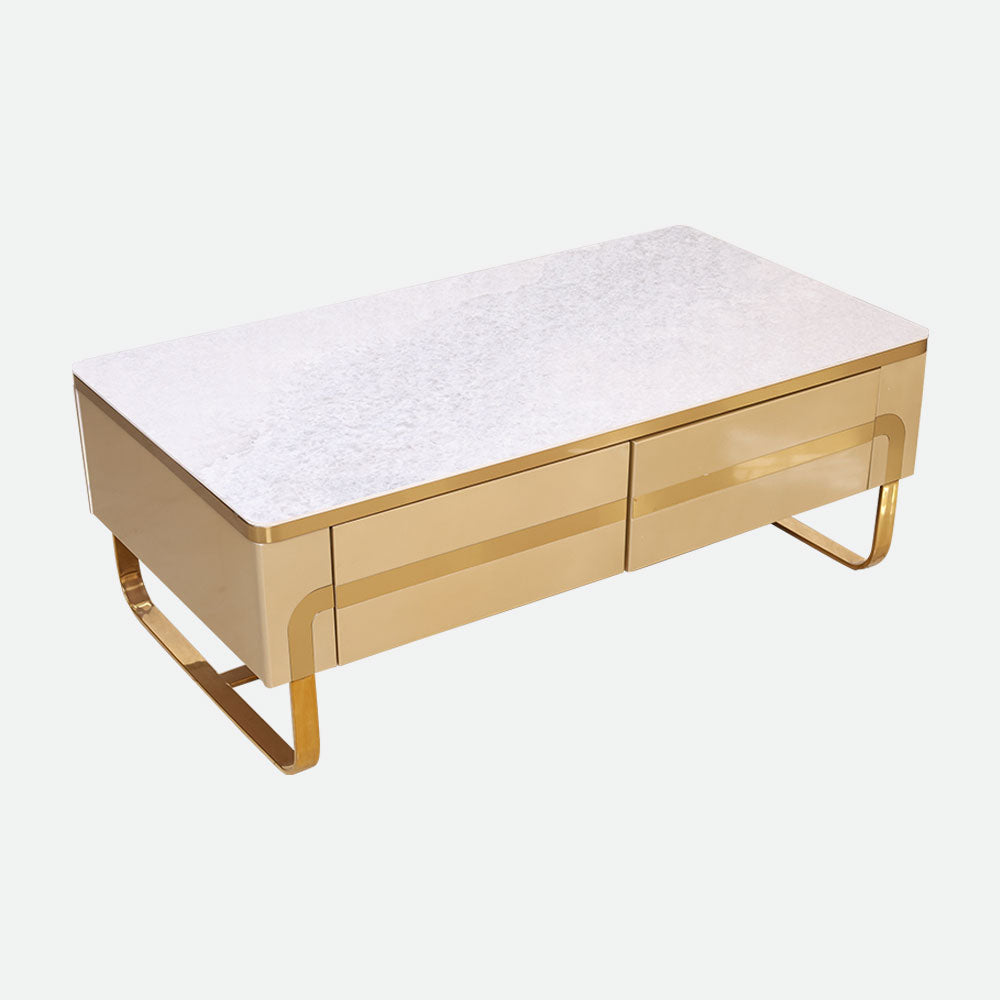 MAARK MARBLE TOP COFFEE TABLE 648 HT