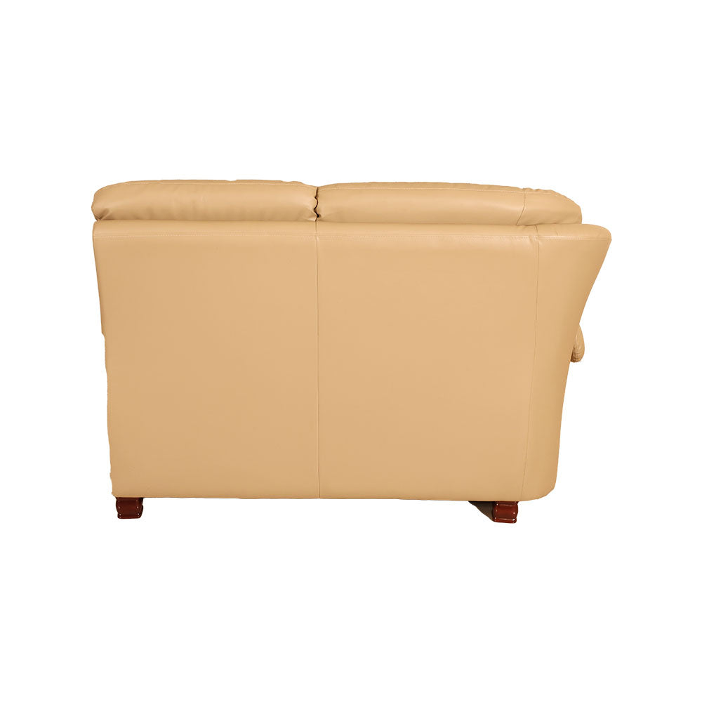 MAARK LEATHERETTE CORNER SOFA 5 SEATER DOMINGO MOCHA COLOUR HT