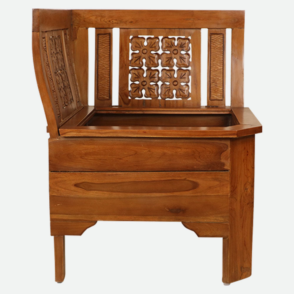 MAARK WOODEN CORNER SOFA 5 SEATER SEMANGI WITH COFFEE TABLE HT