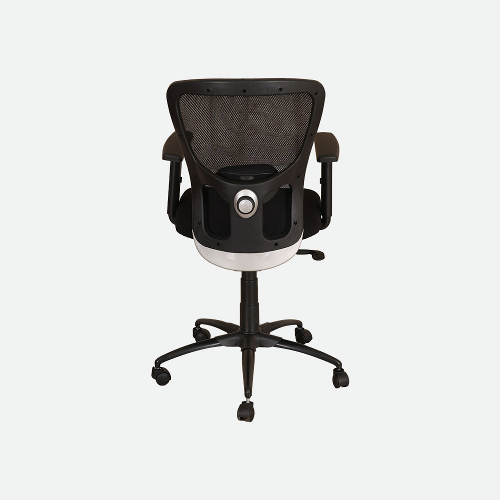 MAARK MEDIUM BLACK OFFICE CHAIR 2050 BLACK COLOUR AS