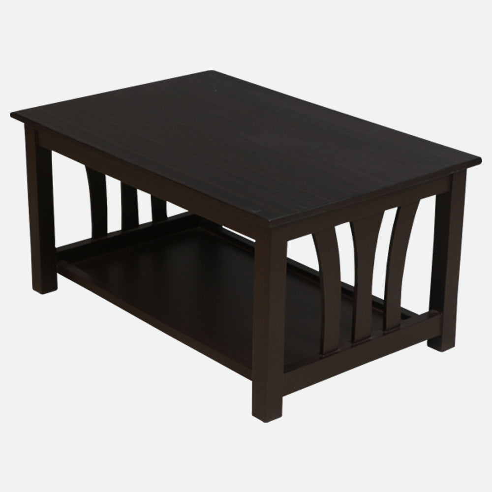 MAARK WOODEN FINISH M3 COFFEE TABLE WALNUT COLOUR