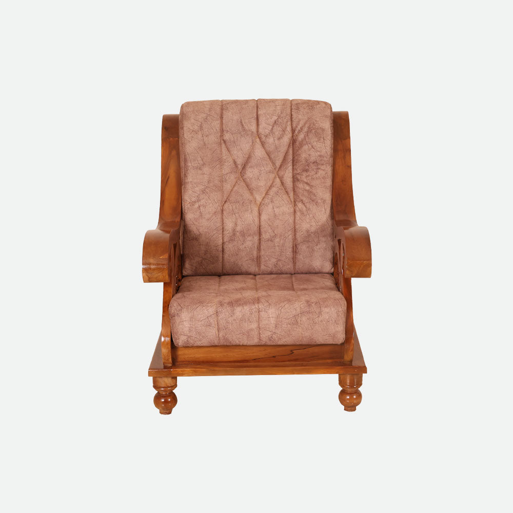 MAARK WOODEN SOFA SET (3+1+1) S-21 WCF