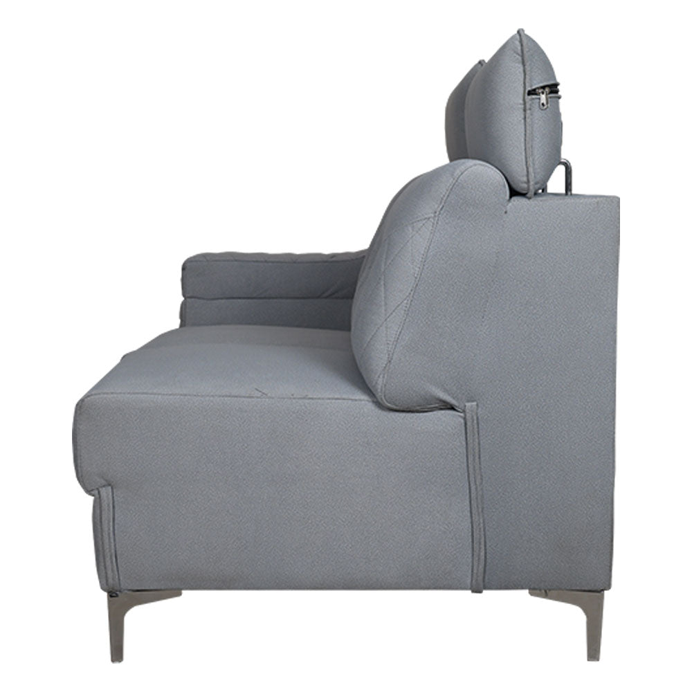 MAARK FABRIC CORNER SOFA 5 SEATER CAMEL BACK