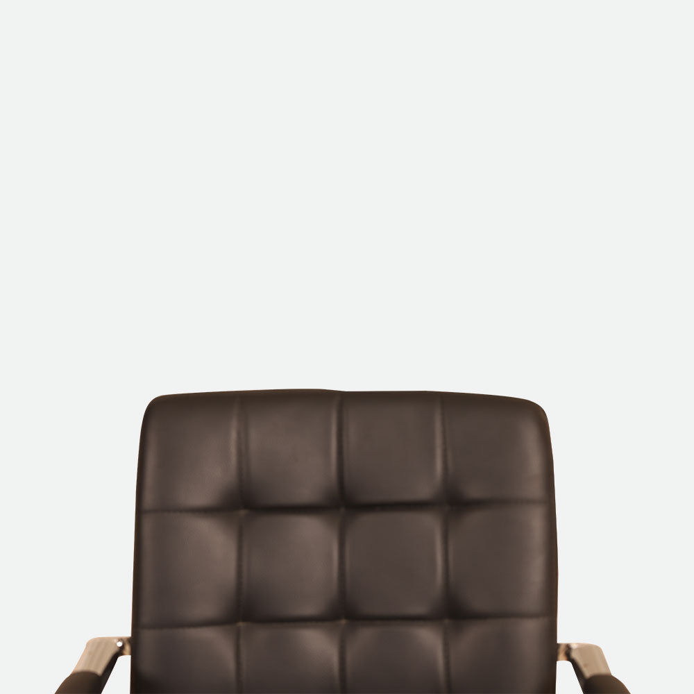 MAARK VISITOR CHAIR 637-4 BLACK COLOUR HT