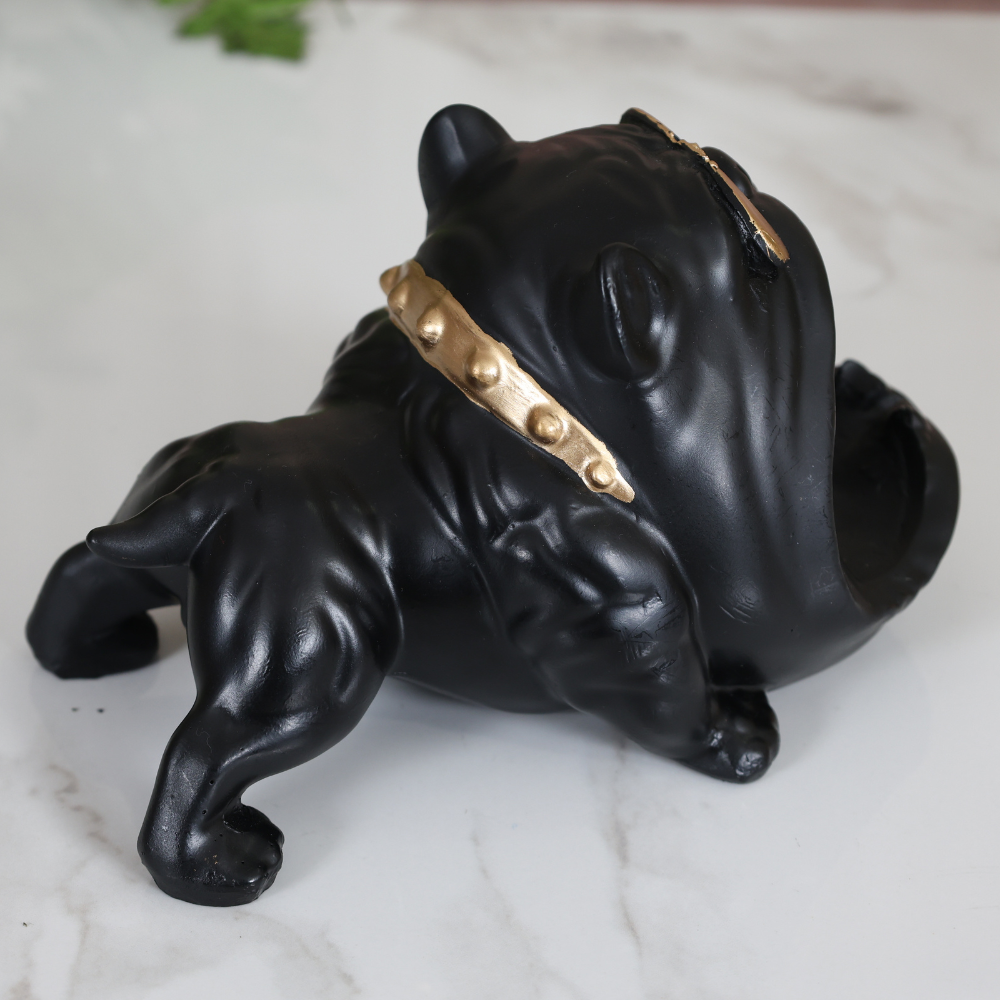 MAARK STATUE DOG ASH TRAY EH