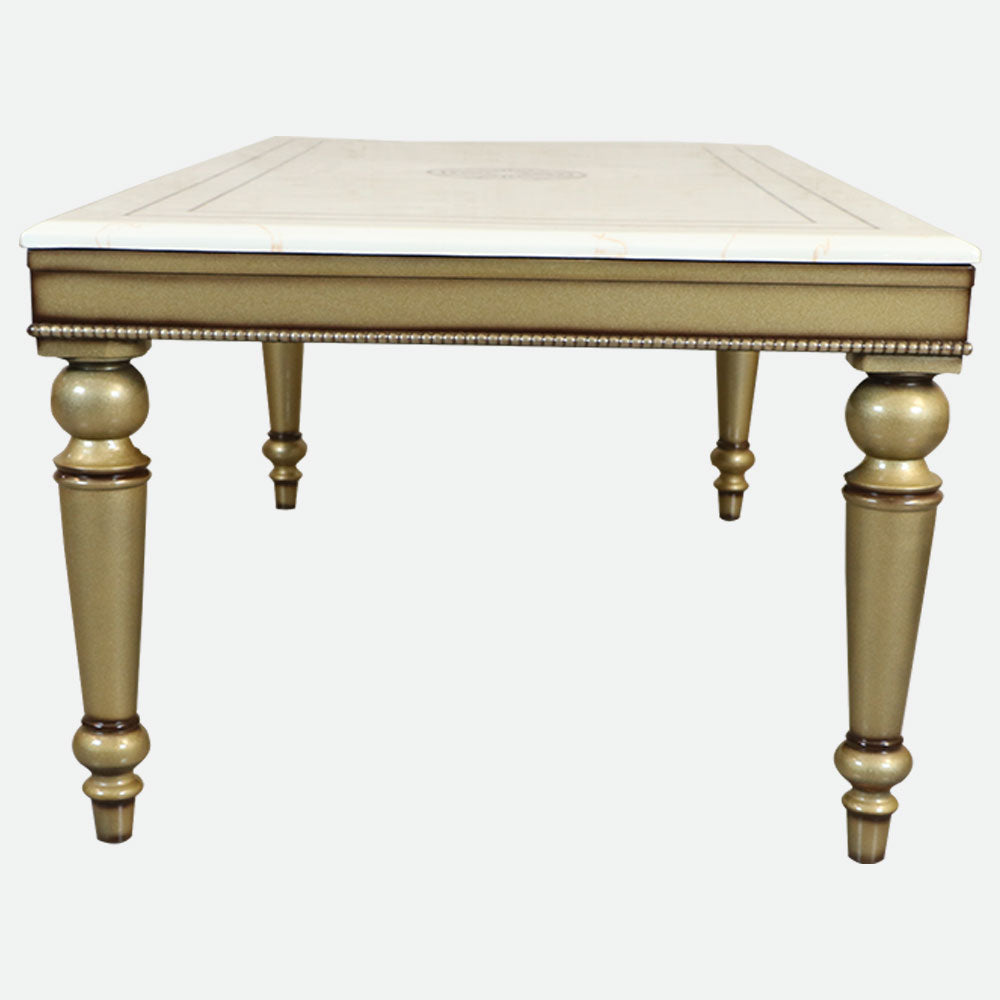 MAARK MARBLE TOP 6 SEATER DINING SET 6041 TD