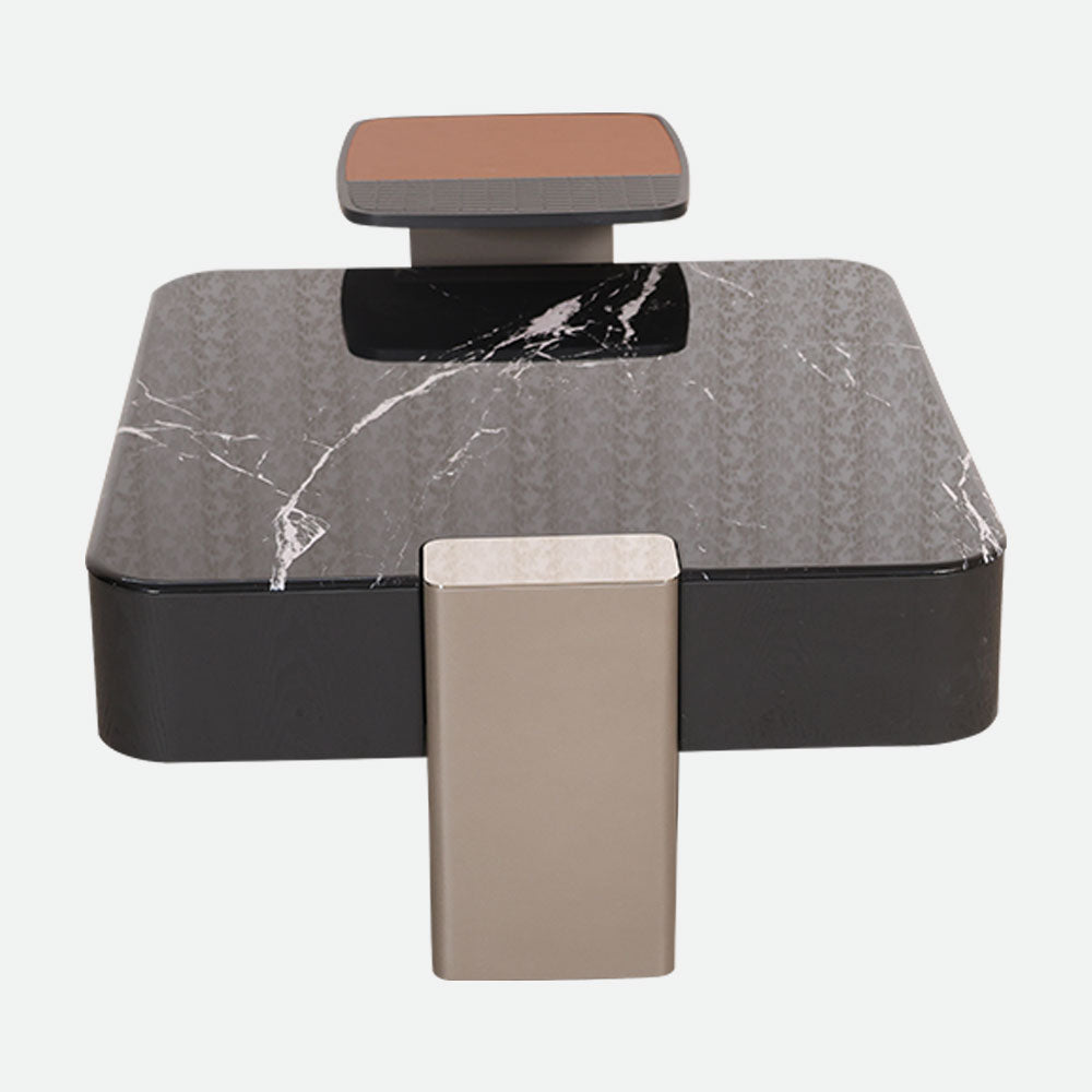 MAARK MARBLE TOP COFFEE TABLE CJ3307 HT
