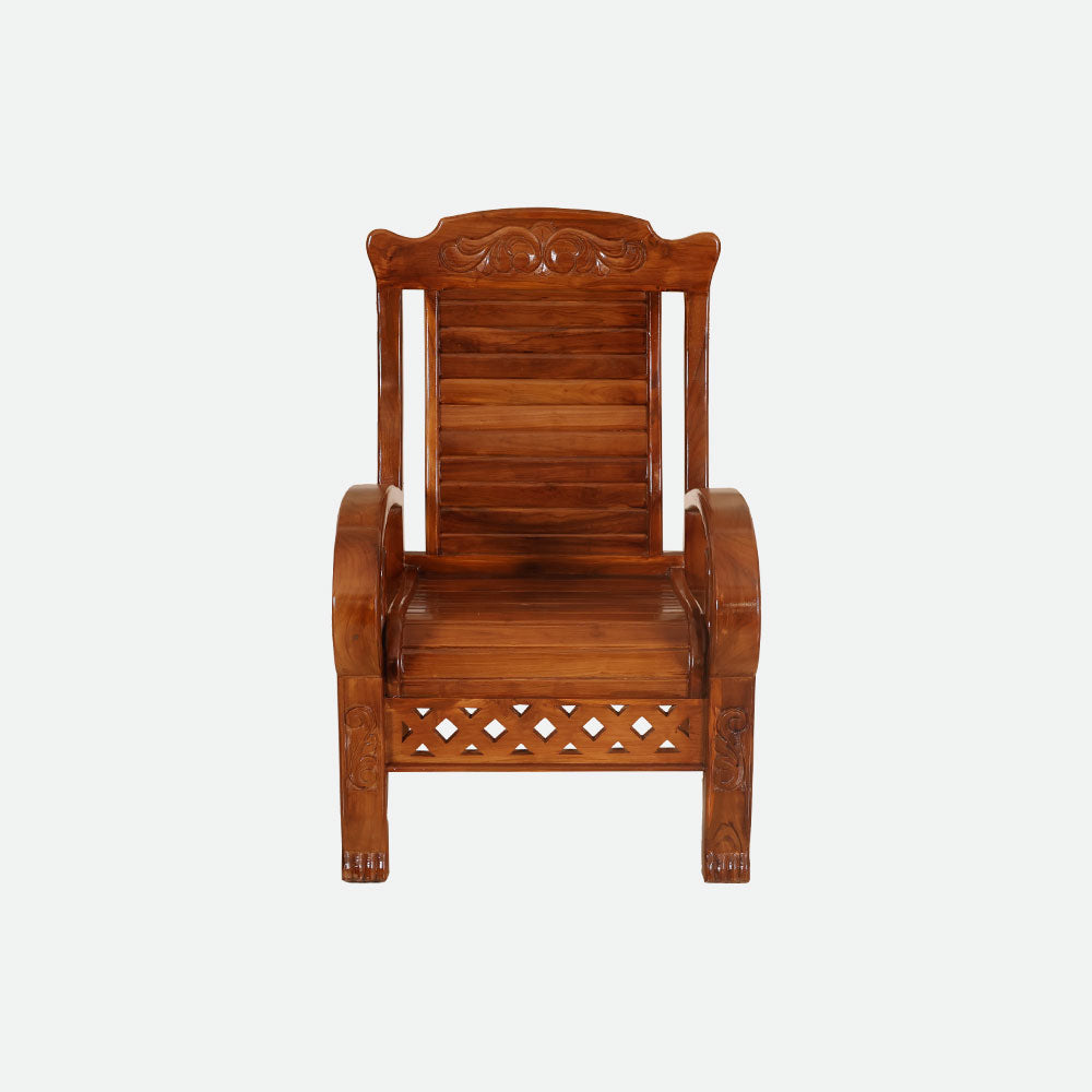 MAARK WOODEN SOFA SET (3+1+1) S-30 WCF