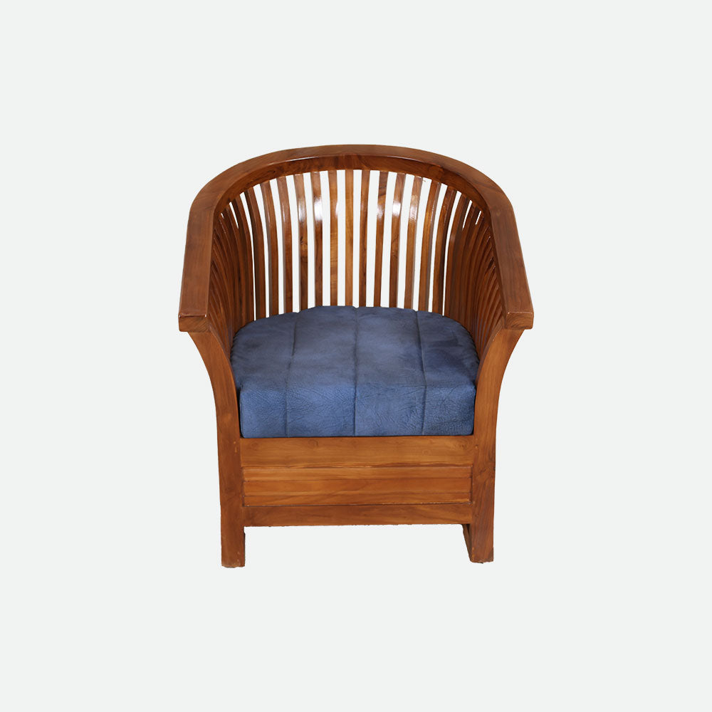 MAARK WOODEN SOFA SET (3+1+1) S-35 WCF