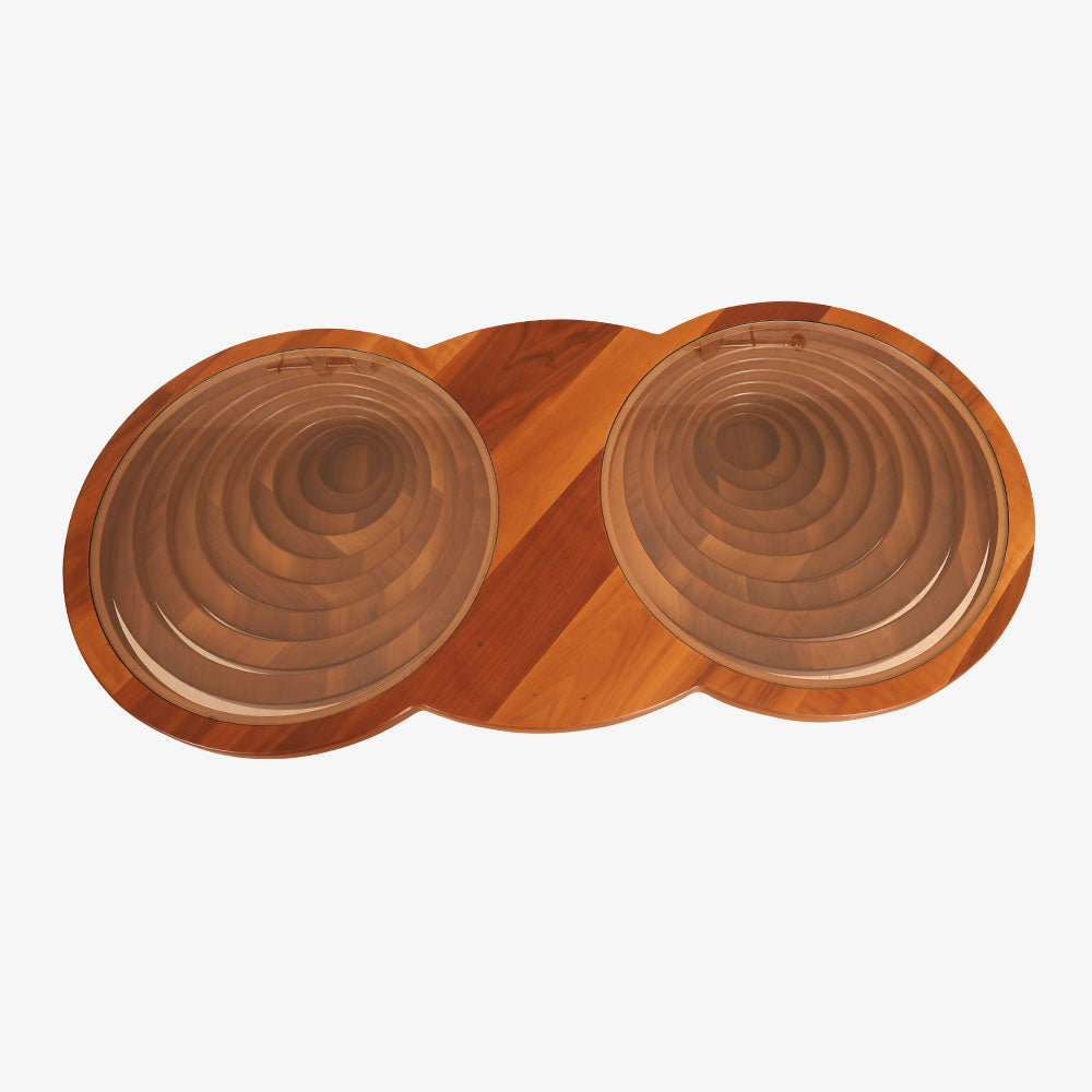 MAARK GLASS TOP COFFEE TABLE CTG-002