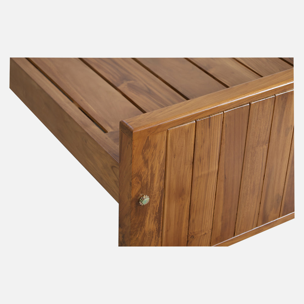 MAARK KING SIZE BED (6*6.25) 242 DC