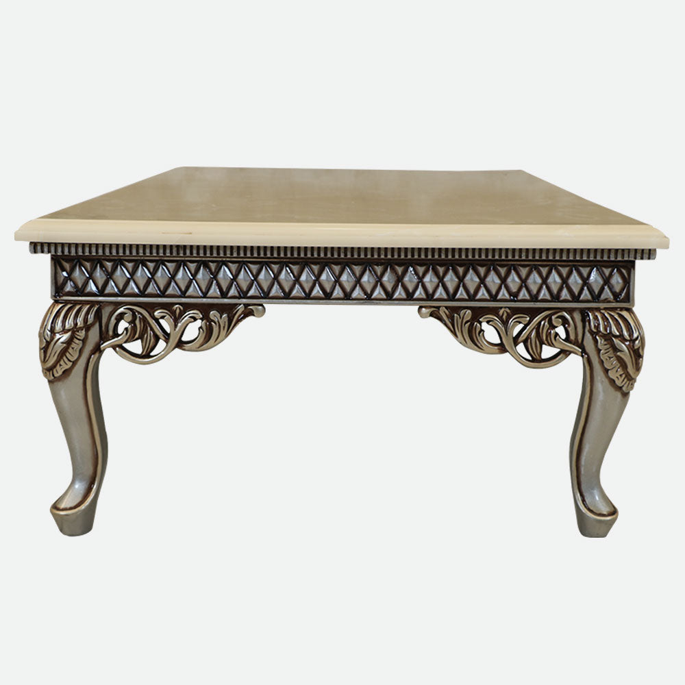 MAARK MARBLE TOP MARBLE COFFEE TABLE DIAMOND BF