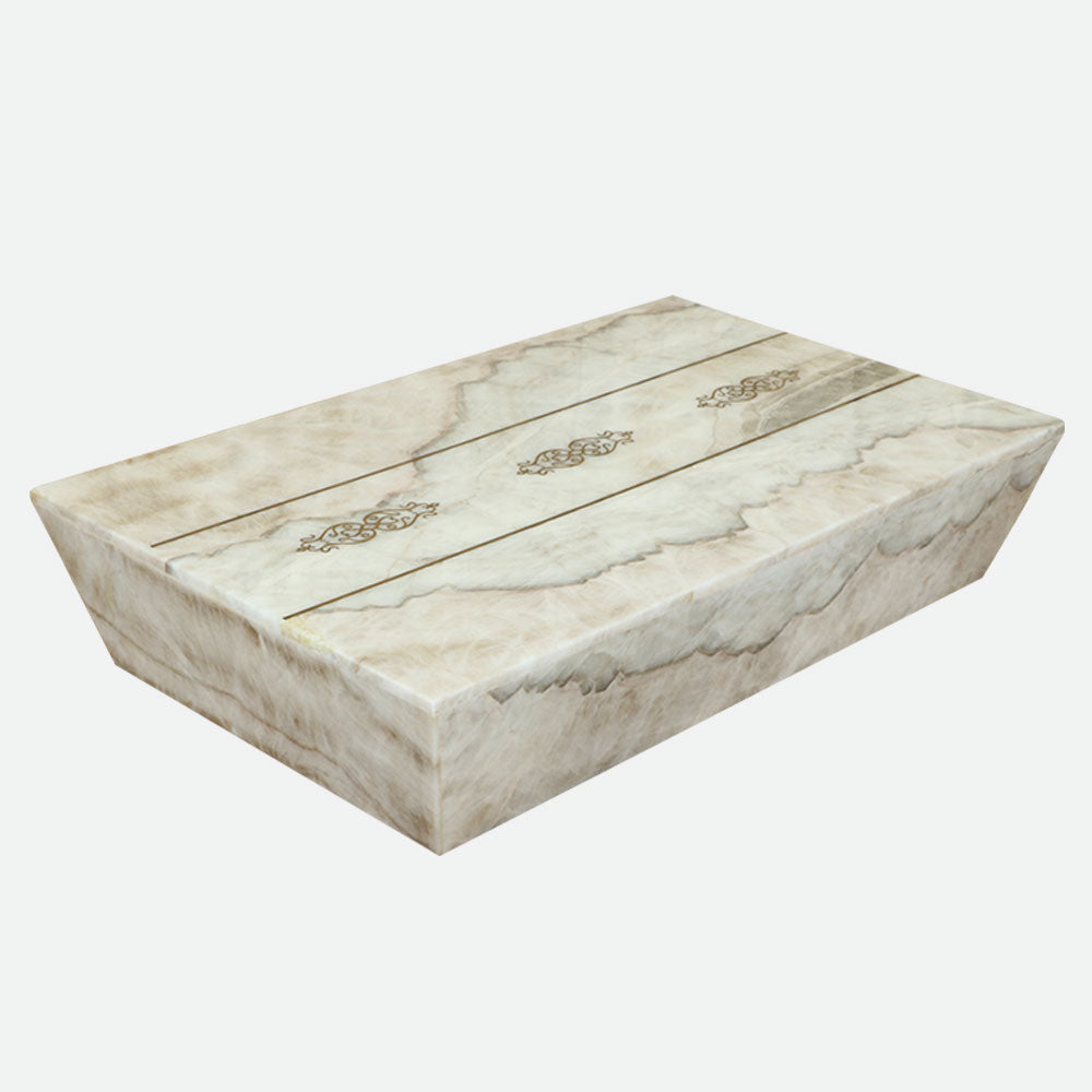 MAARK MARBLE TOP COFFEE TABLE 013 TD