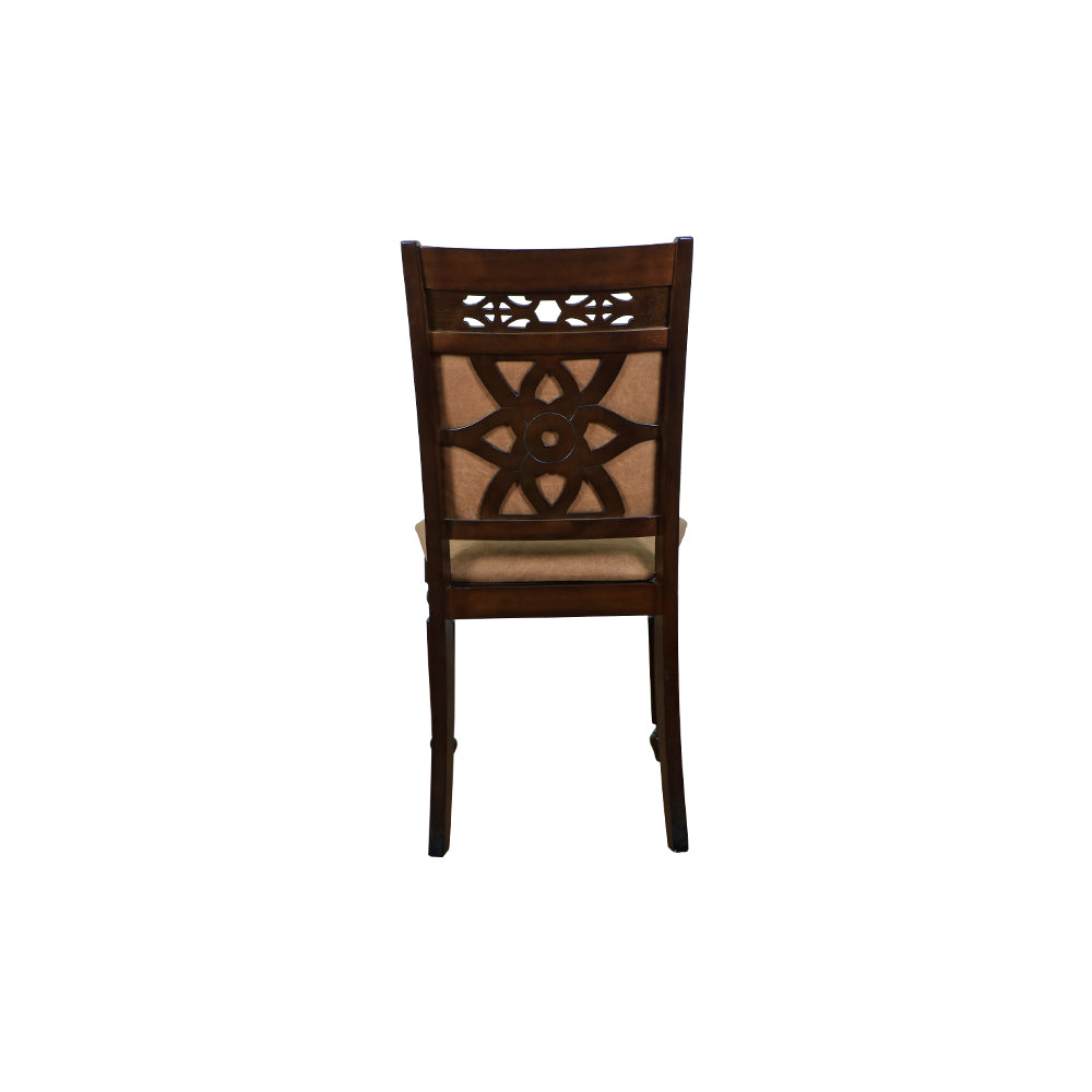 MAARK WOODEN TOP 6 SEATER DINING SET SOLAR-4365T-4365SC HT