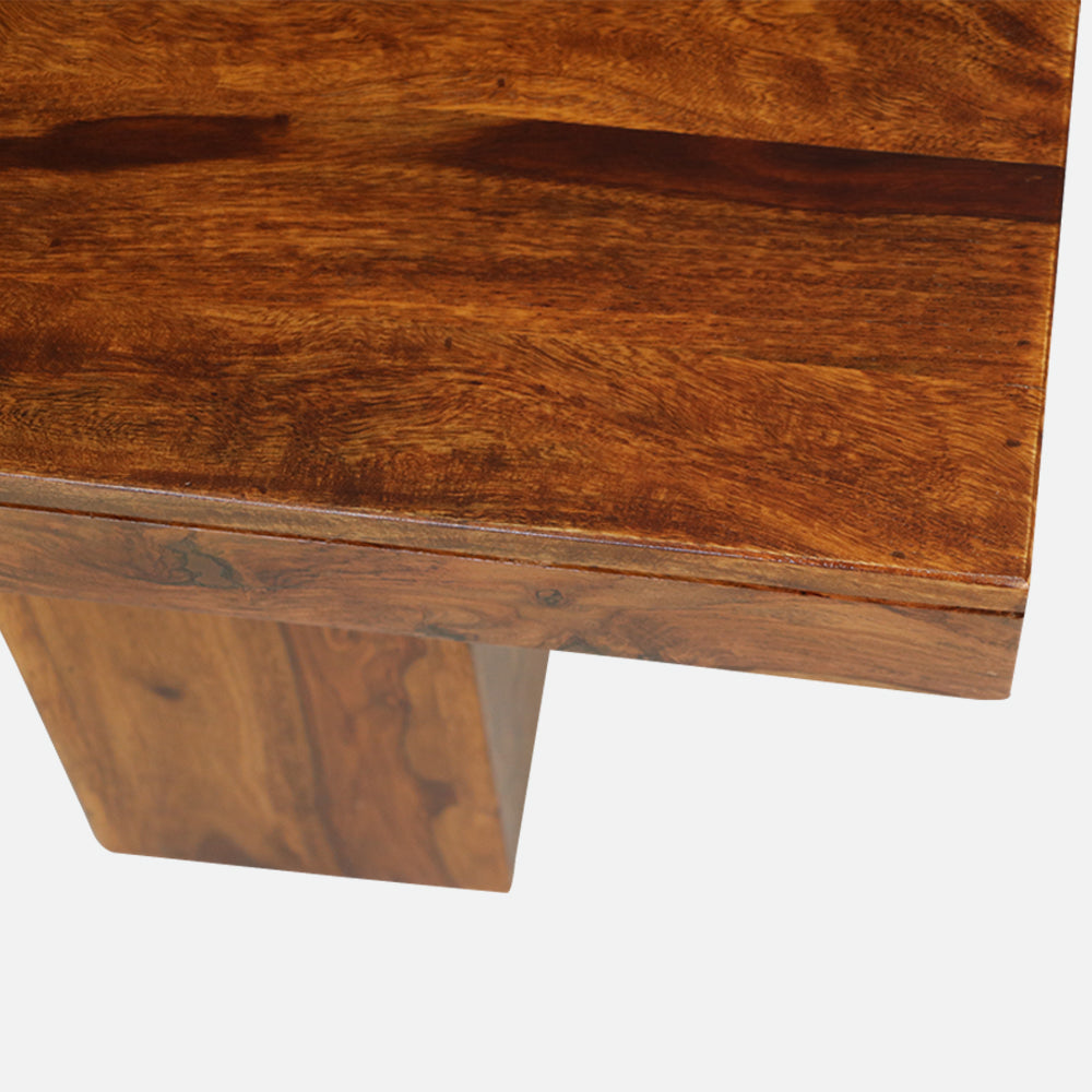 MAARK SHEESHAM WOOD DINING BENCH 7201 NATURAL FINISH SV