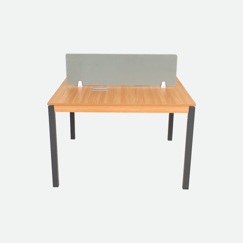 MAARK WORK STATION WITH STEEL FRAME AND GLASS 4*4