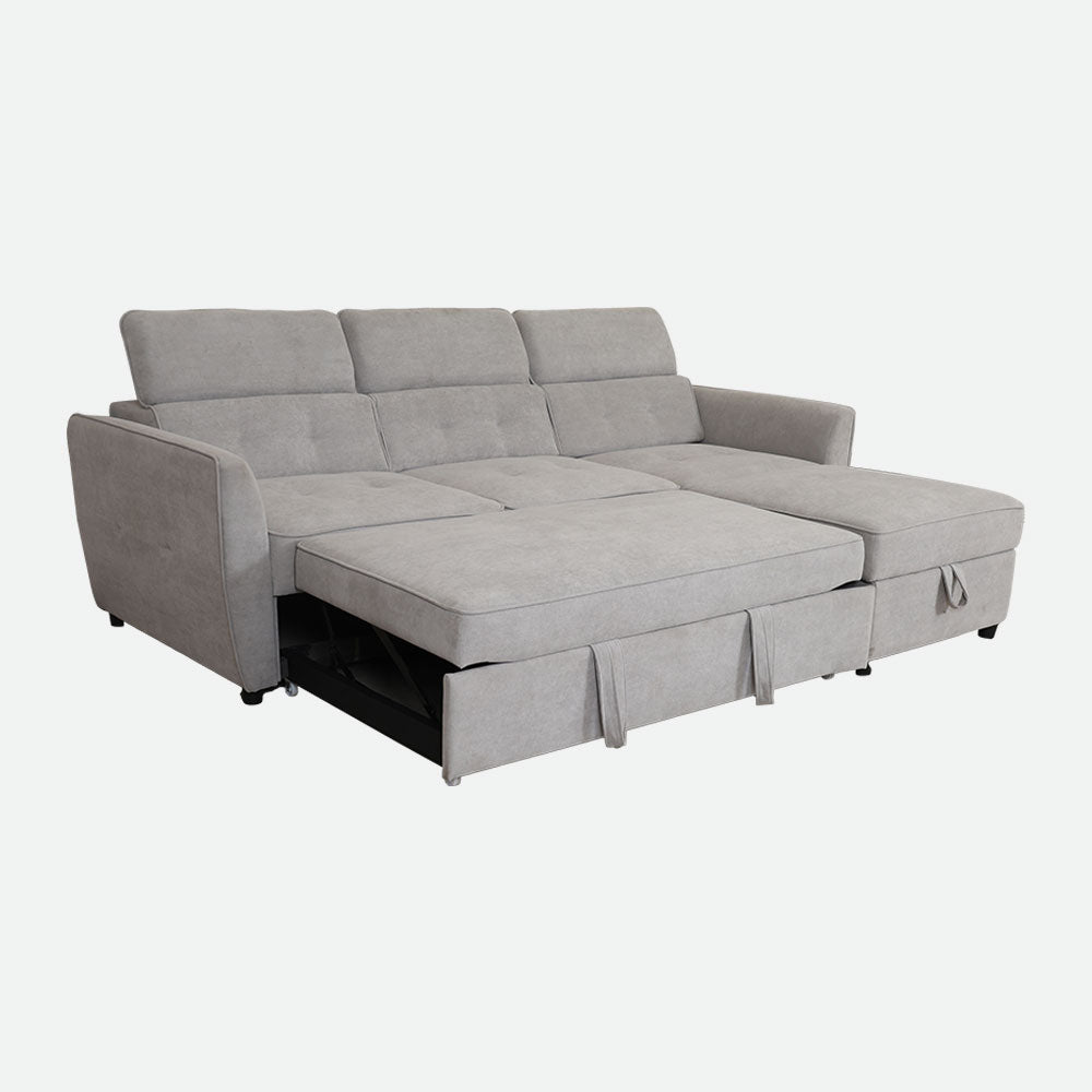 MAARK SOFA CUM BED S01002 STEEL COLOUR HT