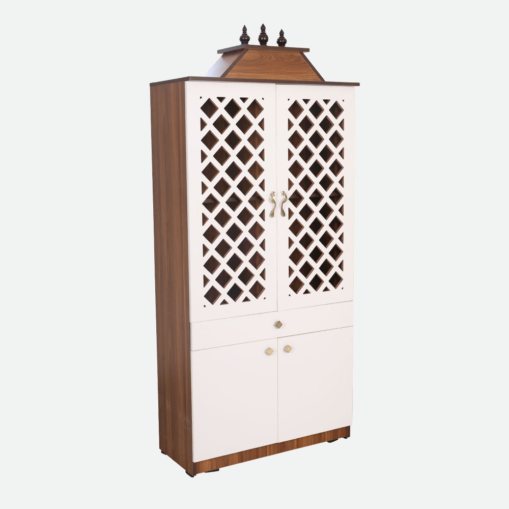 MAARK GOKULAM POOJA RACK CNC 7*3 WITH KALASAM