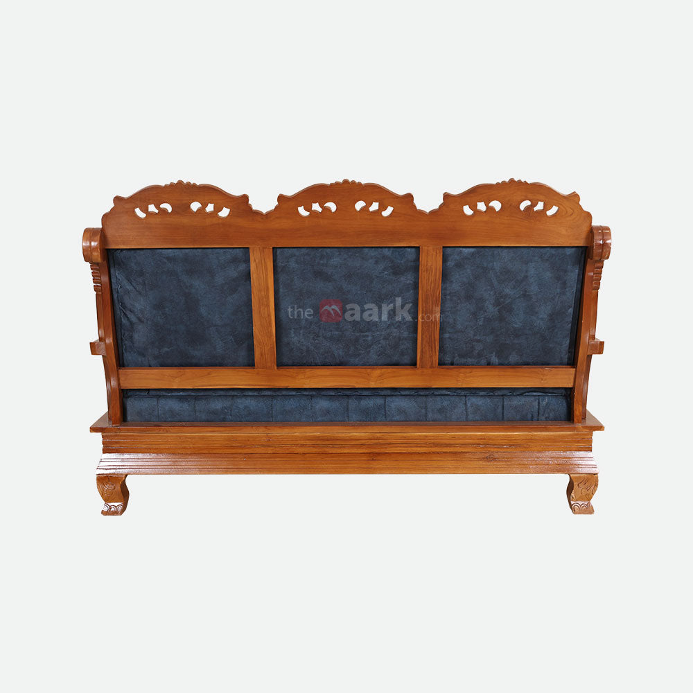 MAARK WOODEN SOFA SET (3+1+1) S-44 WCF