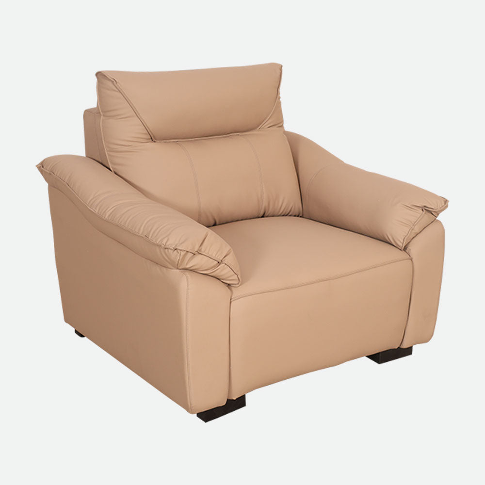 MAARK LEATHER SOFA SET (3+2+1) 3907-33 CAPPUCINO HT