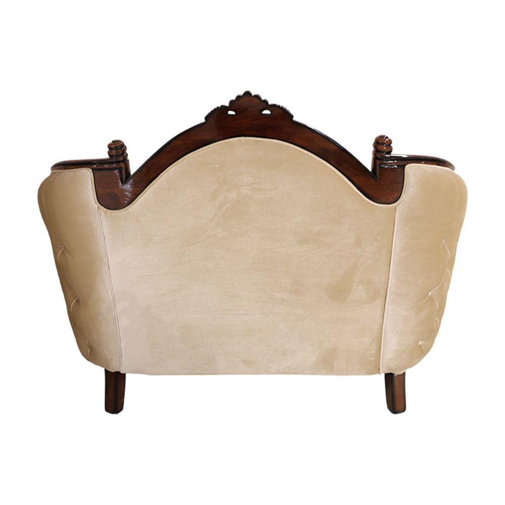 MAARK PALACE SOFA SET (3+2+2+1+1)WHITE GOLD BF