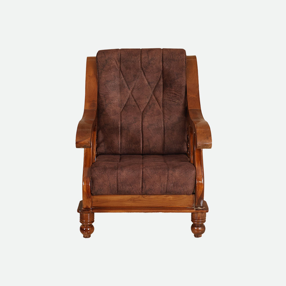 MAARK WOODEN SOFA SET (3+1+1) S-15 WCF