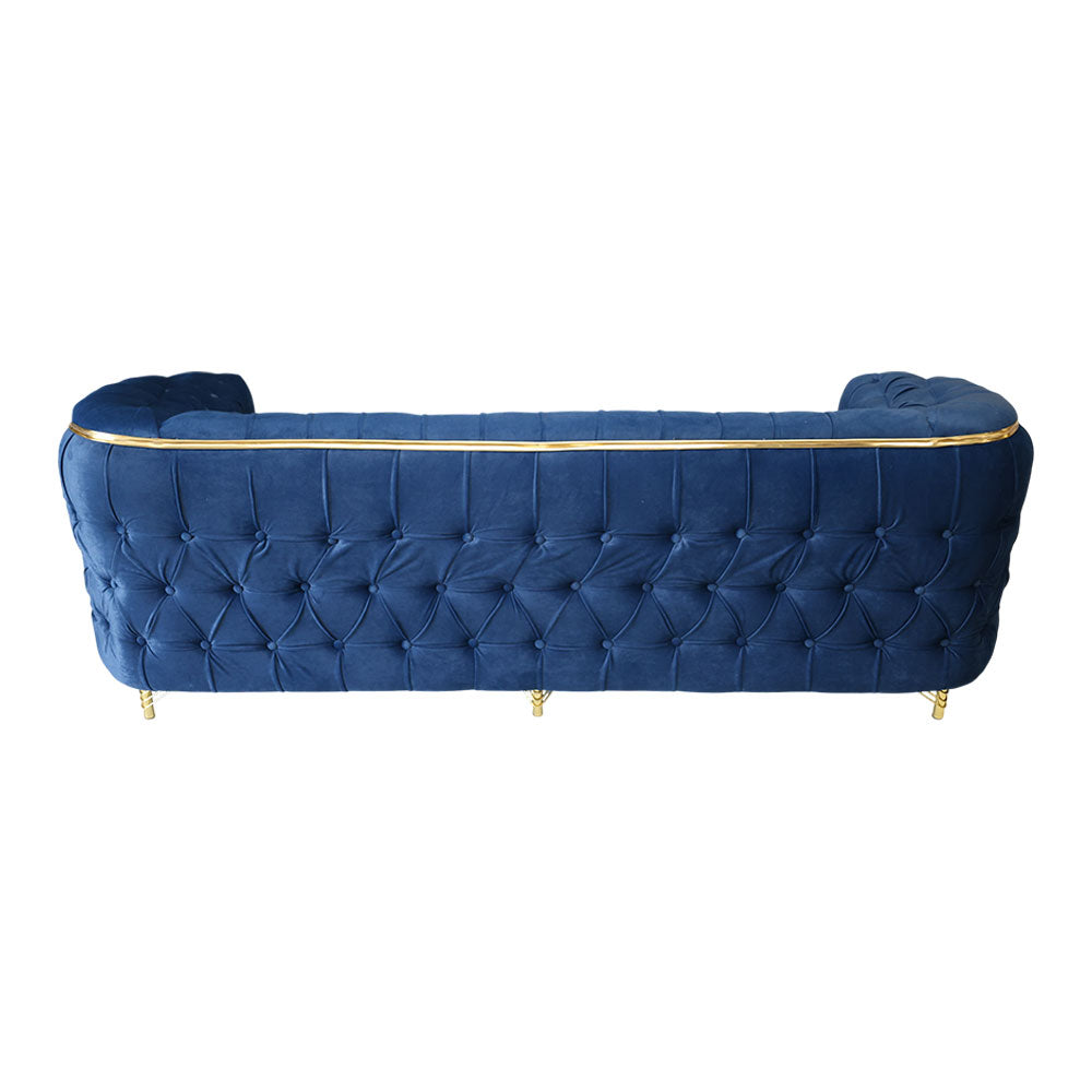 MAARK FABRIC SOFA SET (3+1+1) LUX BLUE COLOUR