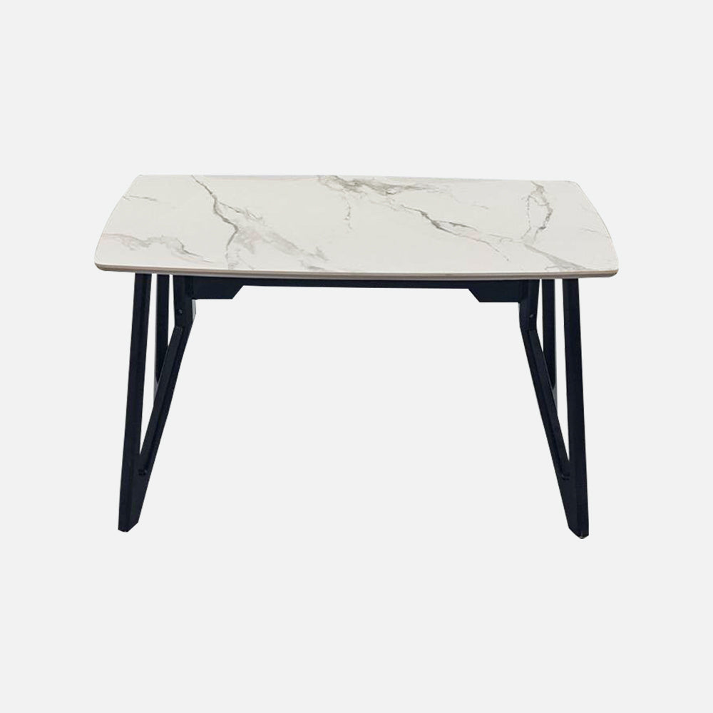 MAARK MARBLE TOP 4 SEATER DINING SET 316-268 HT