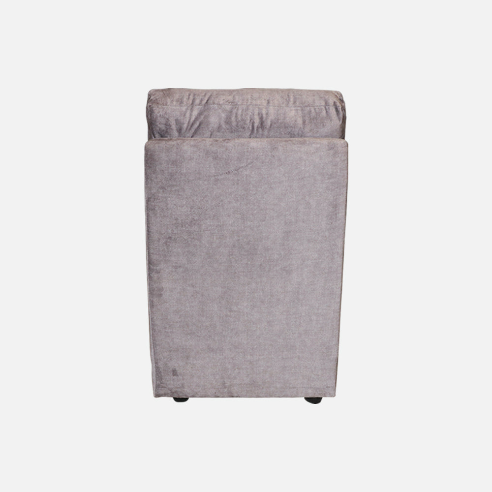 MAARK FABRIC CORNER SOFA 5 SEATER MAGILINI BROWN COLOUR