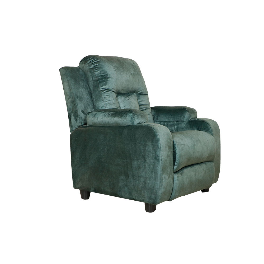 MAARK FABRIC SINGLE SEATER SOFA AMERICAN GREEN COLOUR