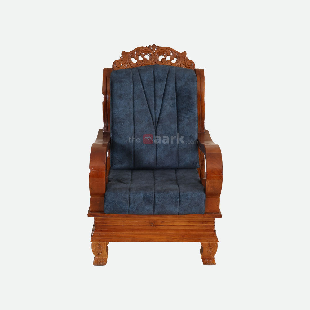 MAARK WOODEN SOFA SET (3+1+1) S-44 WCF