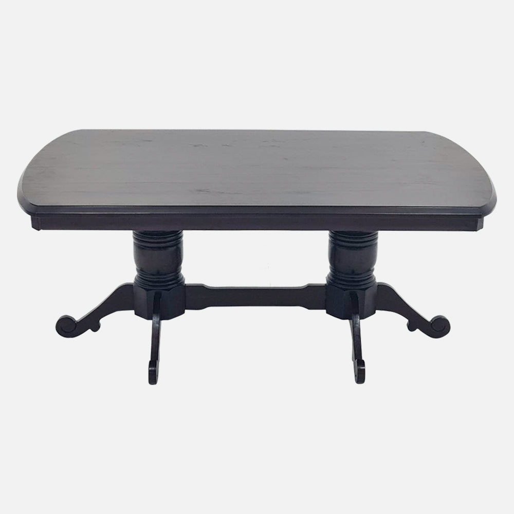 MAARK WOODEN TOP 6 SEATER DINING SET NICOLE-6302T-4348SC HT